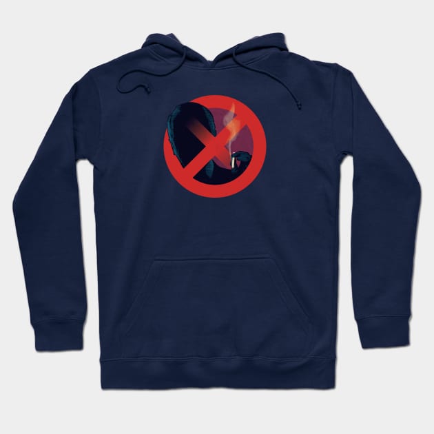 No Smoking, Man Hoodie by monsieurgordon